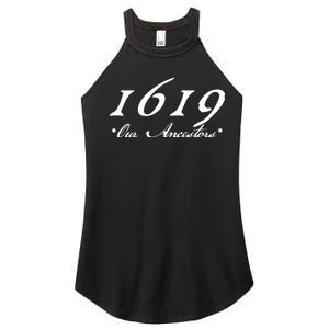 1619 Our Ancestors  Women's Perfect Tri Rocker Tank