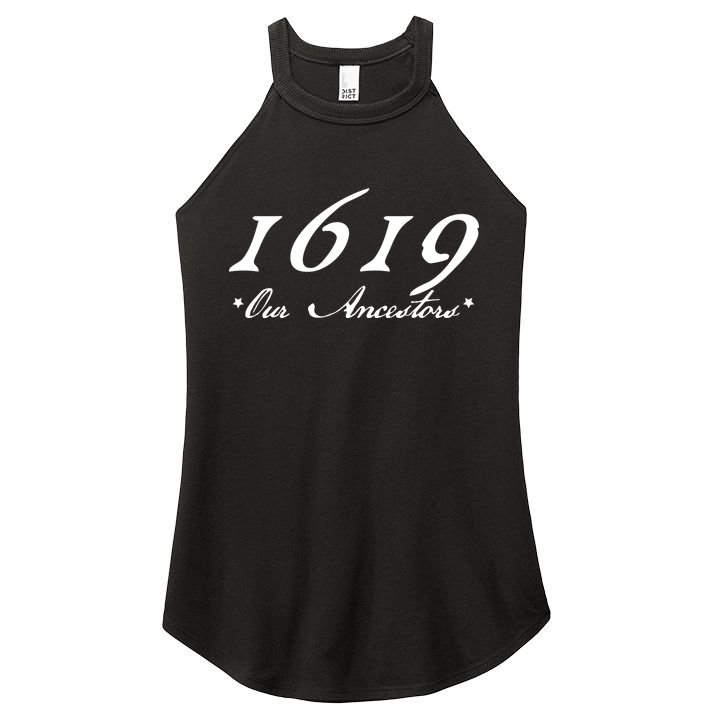 1619 Our Ancestors  Women's Perfect Tri Rocker Tank