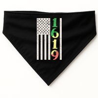 1619 Our Ancestors African American Pride Flag USA-Made Doggie Bandana