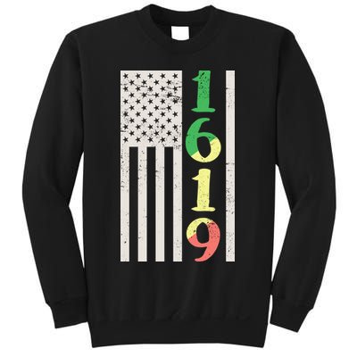 1619 Our Ancestors African American Pride Flag Sweatshirt