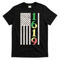 1619 Our Ancestors African American Pride Flag T-Shirt