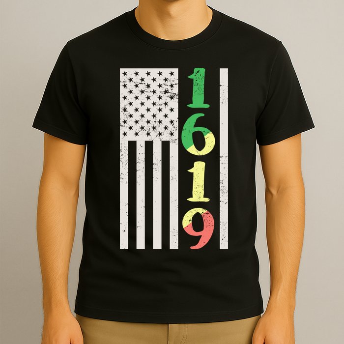 1619 Our Ancestors African American Pride Flag T-Shirt