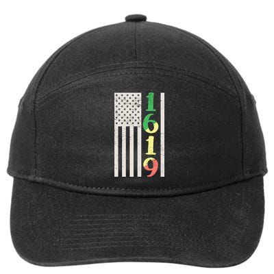 1619 Our Ancestors African American Pride Flag 7-Panel Snapback Hat