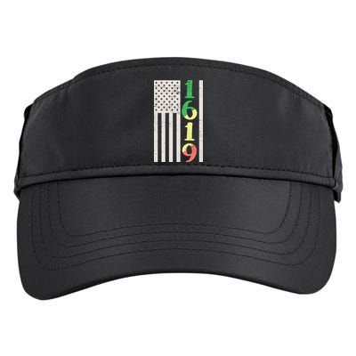 1619 Our Ancestors African American Pride Flag Adult Drive Performance Visor
