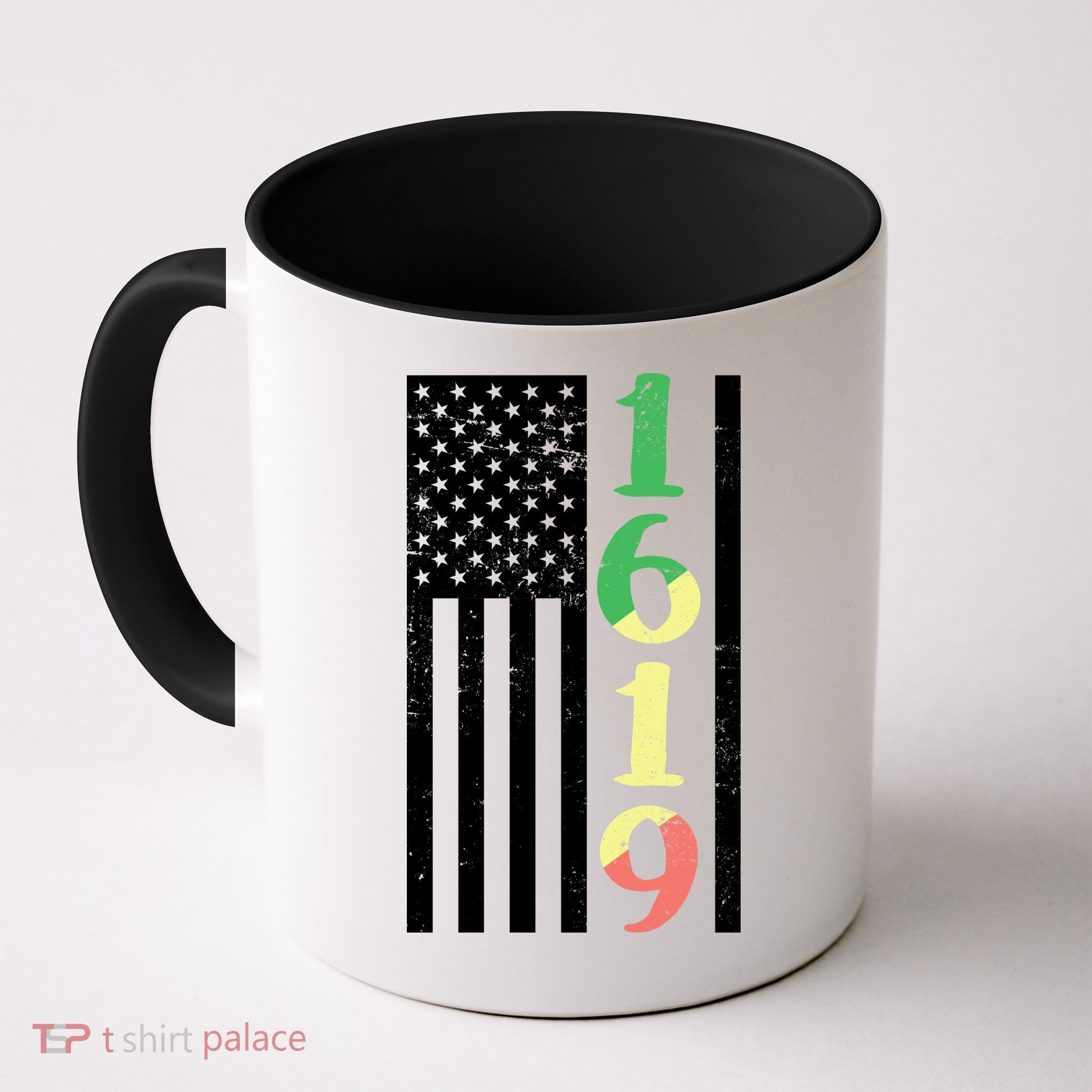 1619 Our Ancestors African American Pride Flag Mug