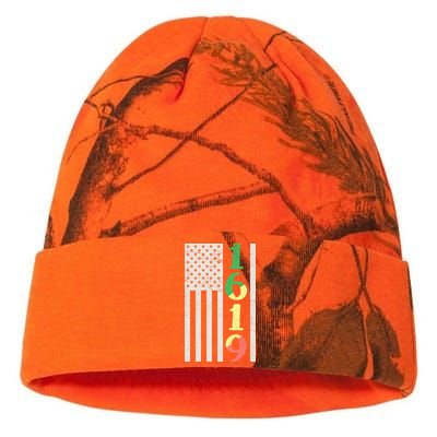 1619 Our Ancestors African American Pride Flag Kati Licensed 12" Camo Beanie