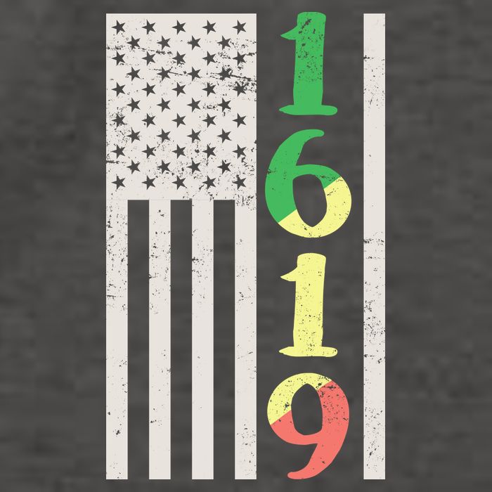 1619 Our Ancestors African American Pride Flag Vector Backpack