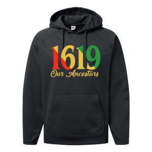 1619 Our Ancestors History Performance Fleece Hoodie