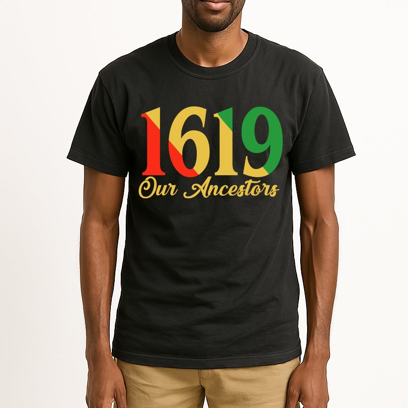 1619 Our Ancestors History Tall T-Shirt