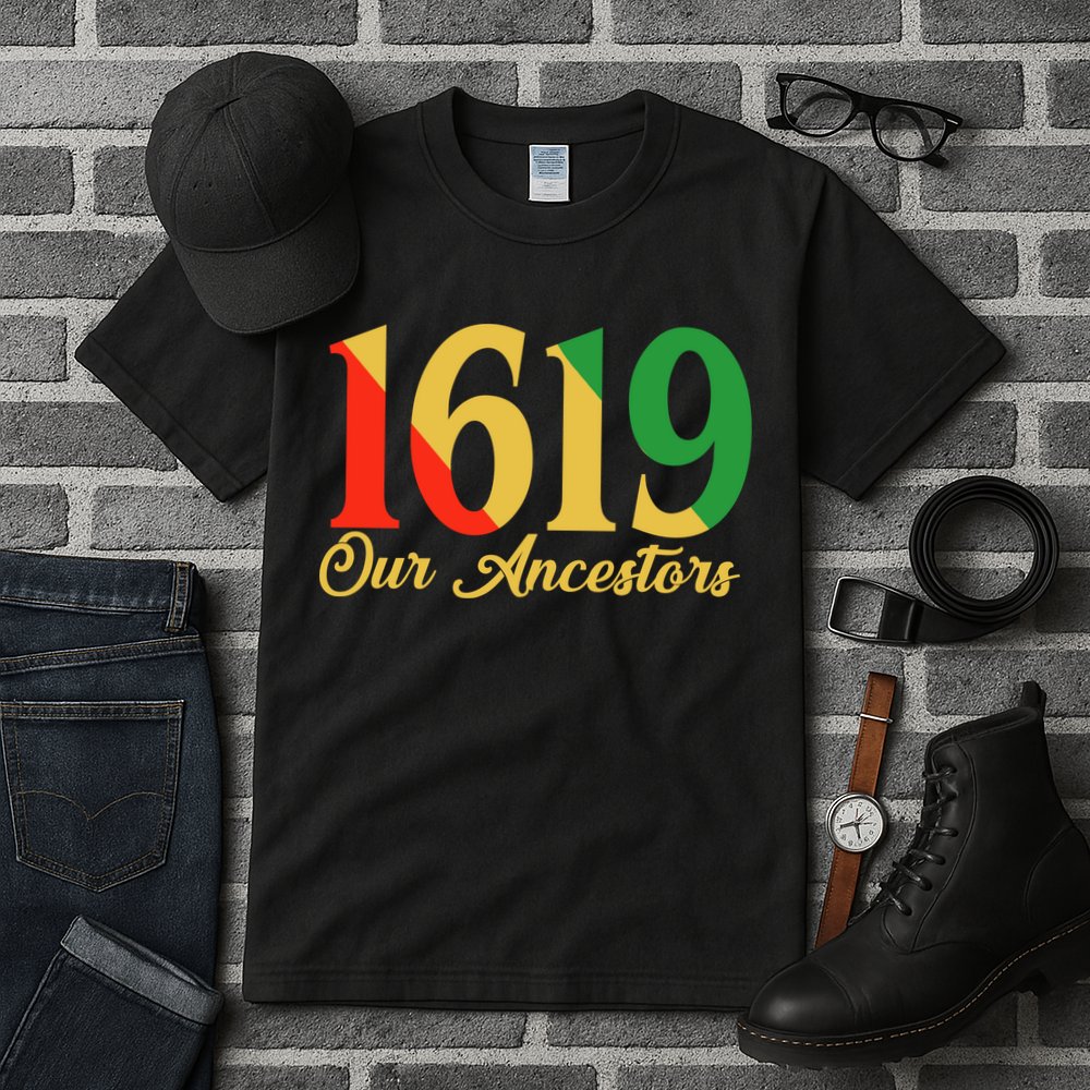 1619 Our Ancestors History Tall T-Shirt