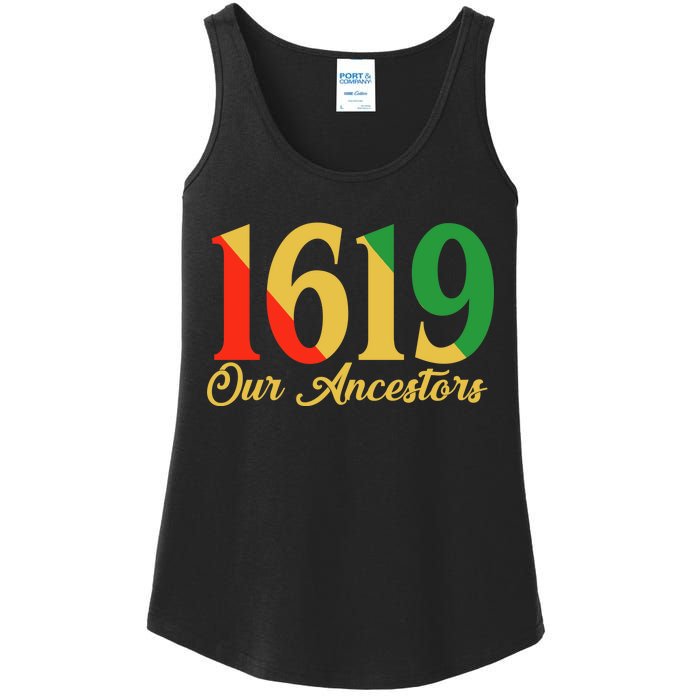 1619 Our Ancestors History Ladies Essential Tank