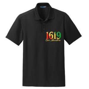 1619 Our Ancestors History Dry Zone Grid Polo