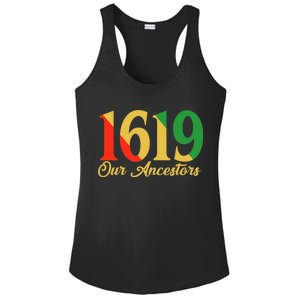 1619 Our Ancestors History Ladies PosiCharge Competitor Racerback Tank