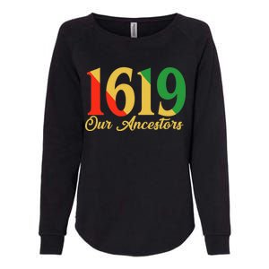 1619 Our Ancestors History Womens California Wash Sweatshirt