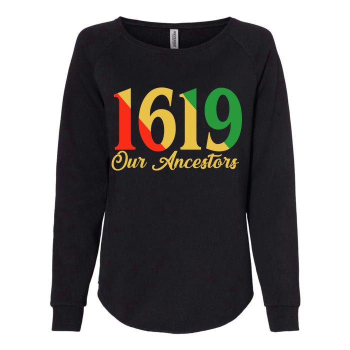 1619 Our Ancestors History Womens California Wash Sweatshirt