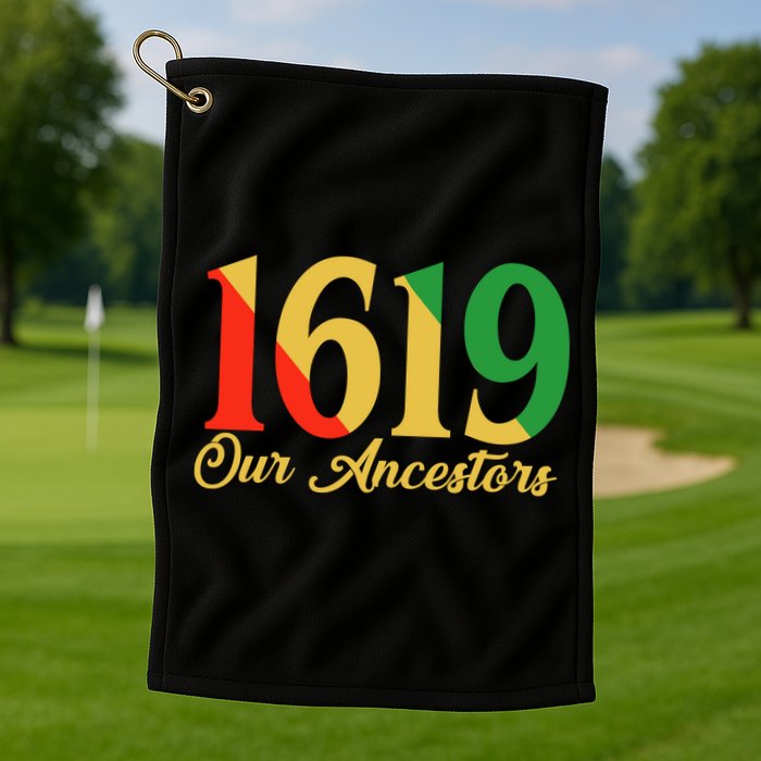 1619 Our Ancestors History Golf Towel
