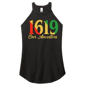 1619 Our Ancestors History Women’s Perfect Tri Rocker Tank