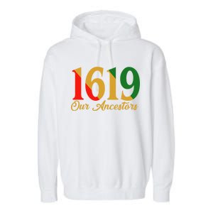 1619 Our Ancestors History Garment-Dyed Fleece Hoodie