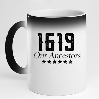 1619 Our Ancestors US Africa Past 11oz Black Color Changing Mug