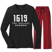 1619 Our Ancestors US Africa Past Women's Long Sleeve Flannel Pajama Set 