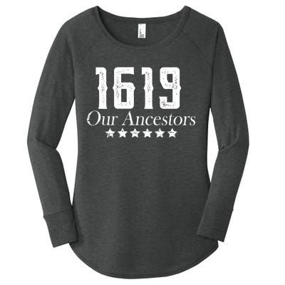 1619 Our Ancestors US Africa Past Women's Perfect Tri Tunic Long Sleeve Shirt