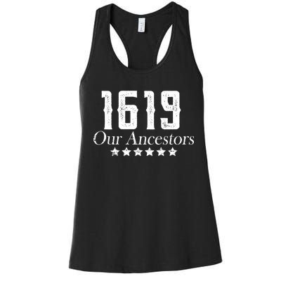 1619 Our Ancestors US Africa Past Women's Racerback Tank