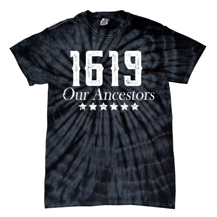 1619 Our Ancestors US Africa Past Tie-Dye T-Shirt