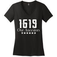 1619 Our Ancestors US Africa Past Women's V-Neck T-Shirt