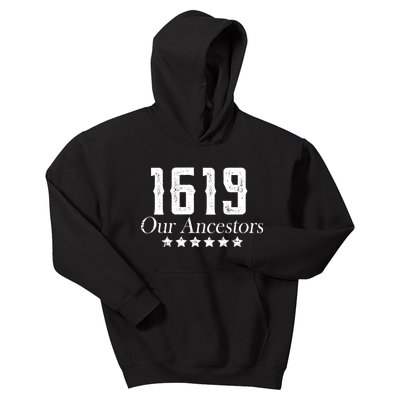 1619 Our Ancestors US Africa Past Kids Hoodie