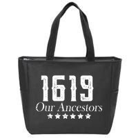 1619 Our Ancestors US Africa Past Zip Tote Bag