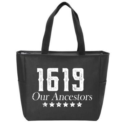 1619 Our Ancestors US Africa Past Zip Tote Bag