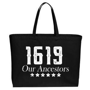 1619 Our Ancestors US Africa Past Cotton Canvas Jumbo Tote