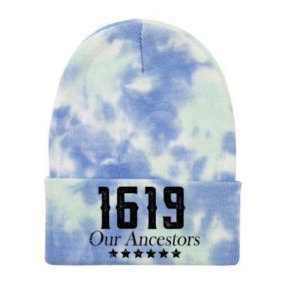 1619 Our Ancestors US Africa Past Tie Dye 12in Knit Beanie