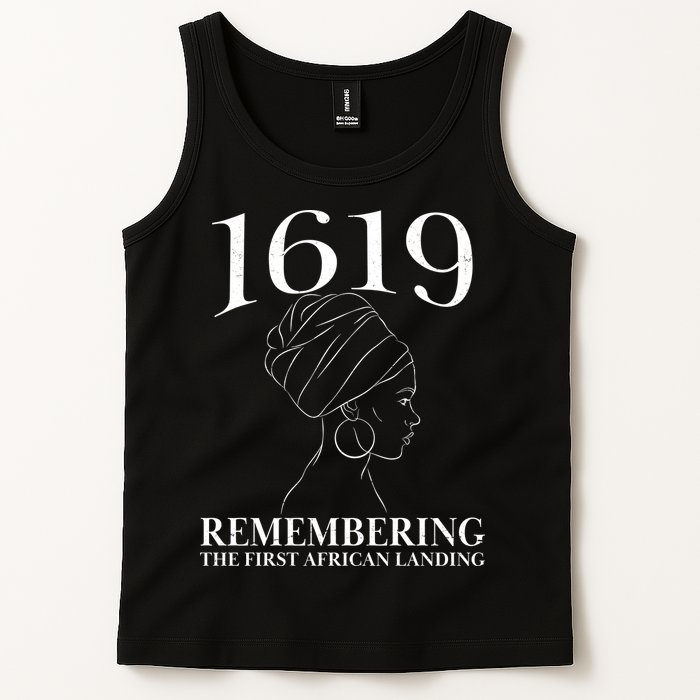 1619 Remembering the First African Landing Tank Top