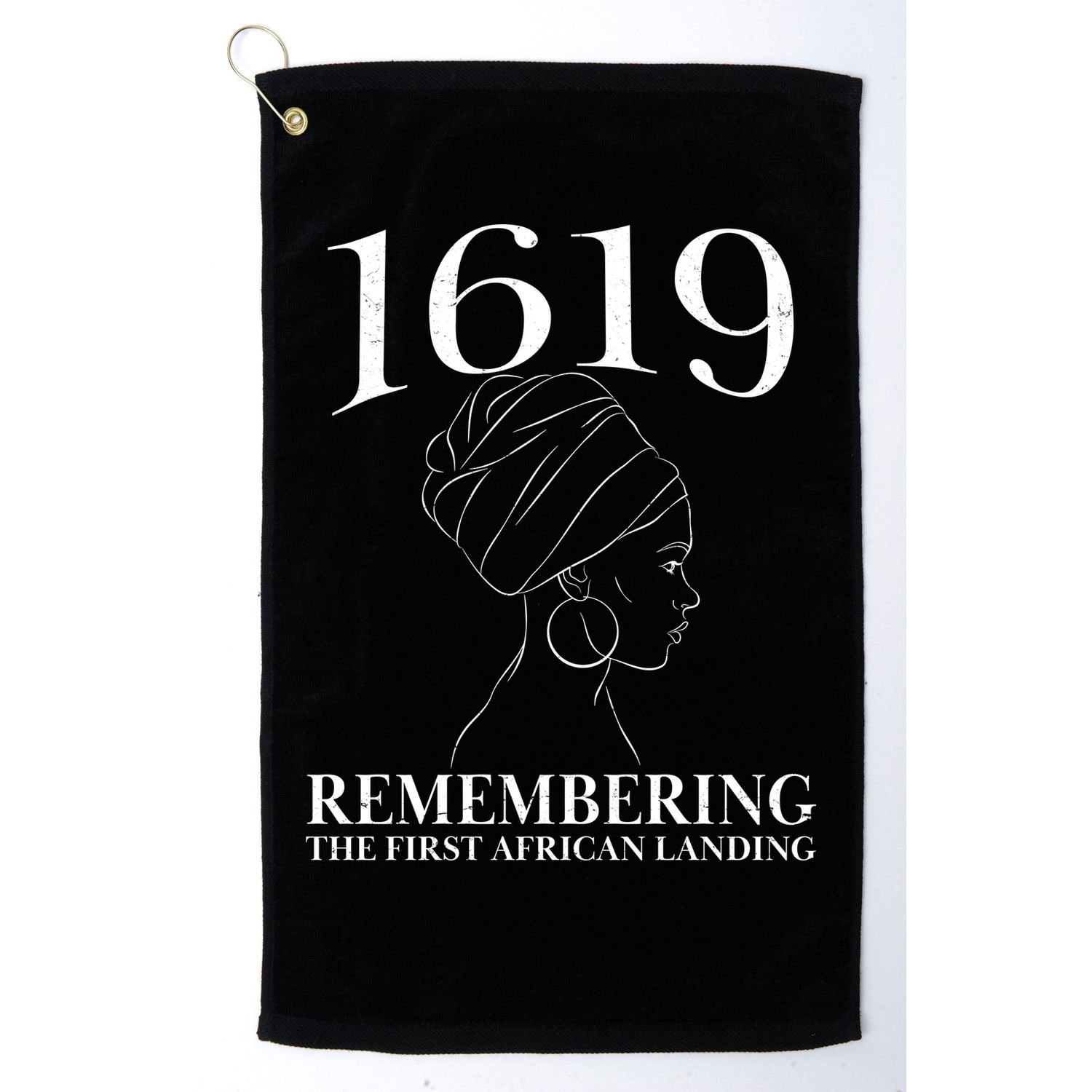 1619 Remembering the First African Landing Golf Towel