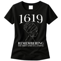 1619 Remembering the First African Landing Womens T-Shirt