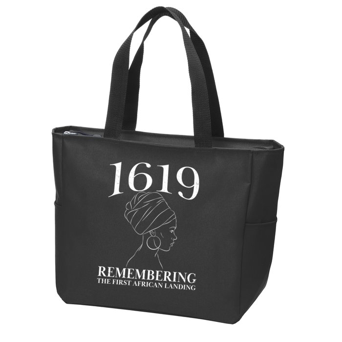 1619 Remembering the First African Landing Zip Tote Bag