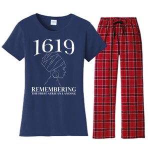 1619 Remembering the First African Landing Women's Flannel Pajama Set