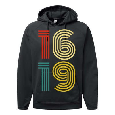 1619 Vintage Retro Performance Fleece Hoodie