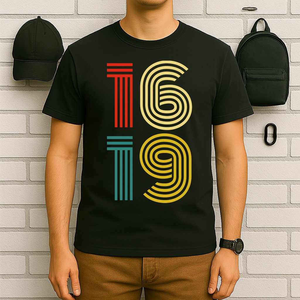1619 Vintage Retro T-Shirt