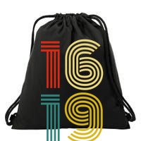 1619 Vintage Retro Drawstring Bag