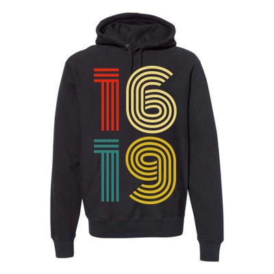 1619 Vintage Retro Premium Hoodie