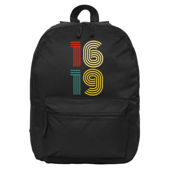 1619 Vintage Retro 16 in Basic Backpack