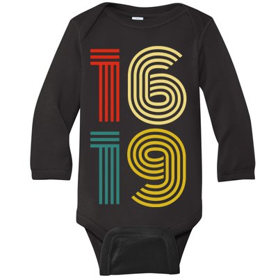 1619 Vintage Retro Baby Long Sleeve Bodysuit