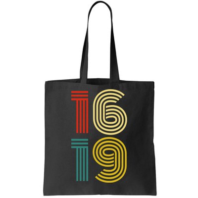 1619 Vintage Retro Tote Bag