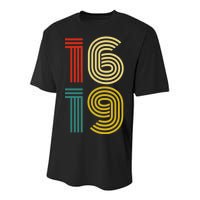 1619 Vintage Retro Youth Performance Sprint T-Shirt