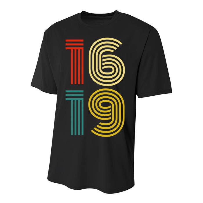 1619 Vintage Retro Youth Performance Sprint T-Shirt