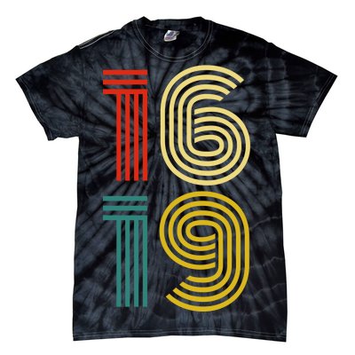 1619 Vintage Retro Tie-Dye T-Shirt