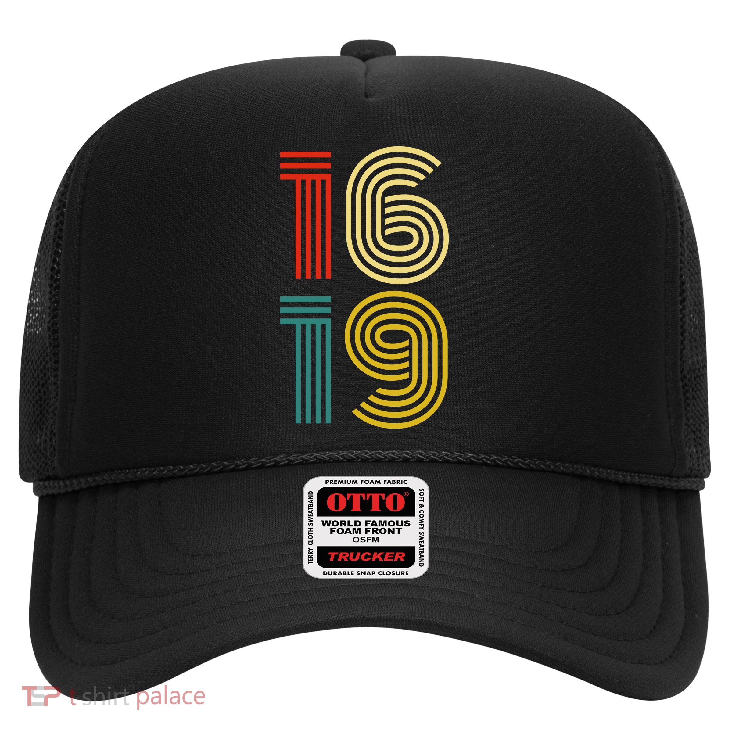 1619 Vintage Retro Trucker Hat