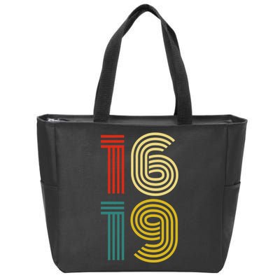 1619 Vintage Retro Zip Tote Bag